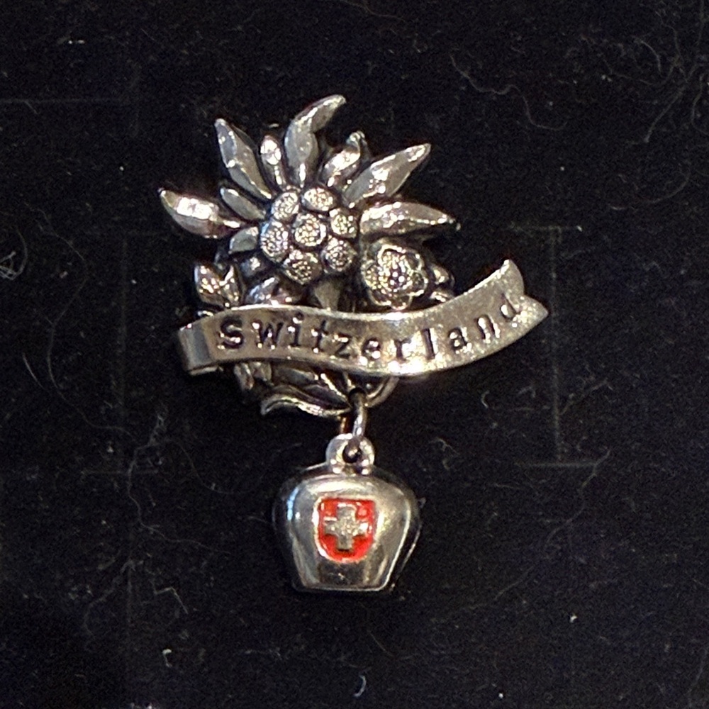 Elegant Silver Switzerland Brooch